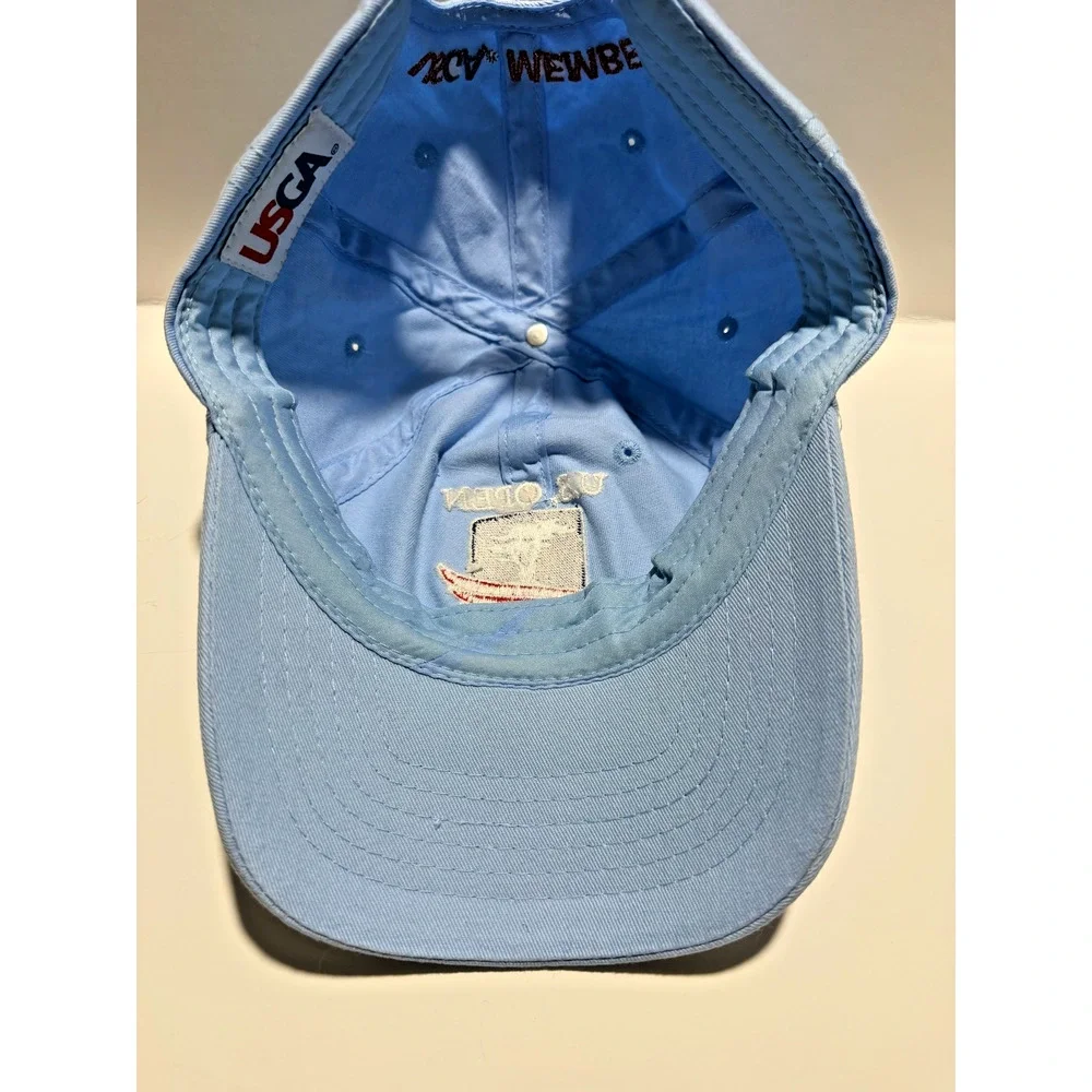 USGA U.S. Open 2019 Pebble Beach Blue 100% Cotton Adjustable Golf Hat Logo